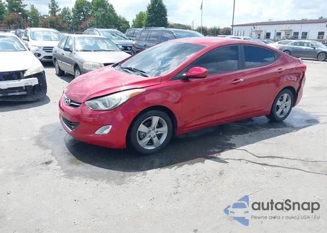 2013 Hyundai Elantra Gls из США, поврежденный, VIN KMHDH4AE7DU801045